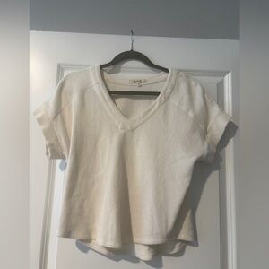 Madewell V-Neck Short Sleeve Top